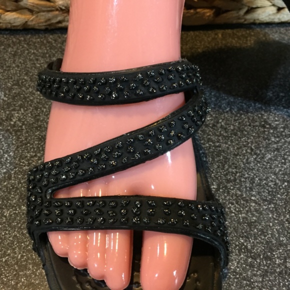 CROCS Black Studded Sandals - Picture 12 of 15